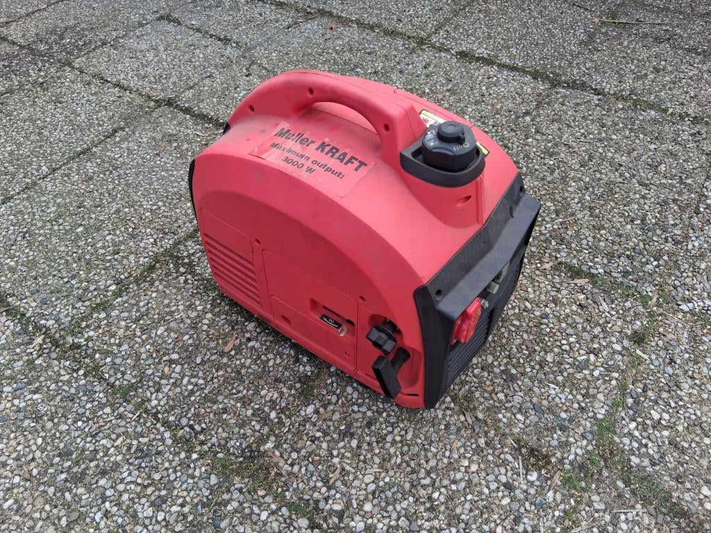 Aggregaat muller kraft 1 jaar oud., Ophalen, Gebruikt, Minder dan 5 kVA, Benzine