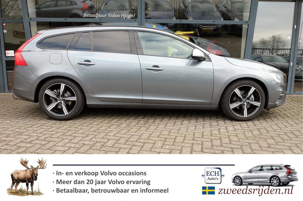 Volvo V60 2.0 D4 190 pk Aut. R-Design, Adaptieve CC, Trekhaa, Adaptive Cruise Control, 23 km/l, Diesel, 168 €/maand