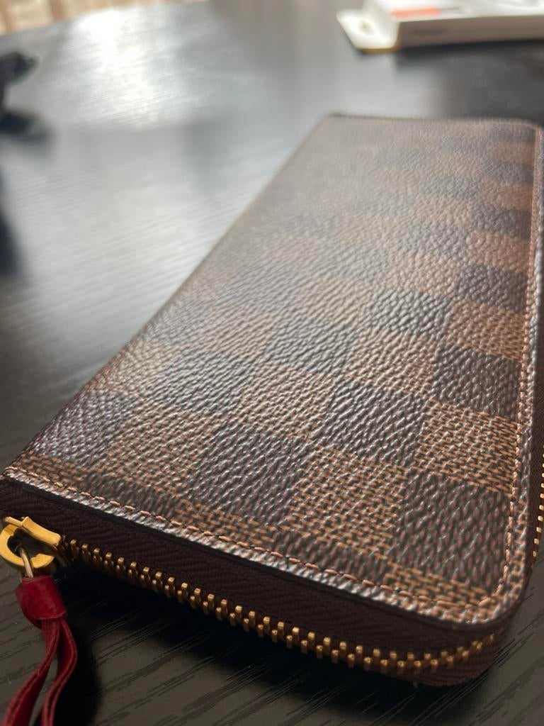 Originele Louis Vuitton dames portemonnee, Overige merken, Gebruikt, Bruin, Ophalen of Verzenden