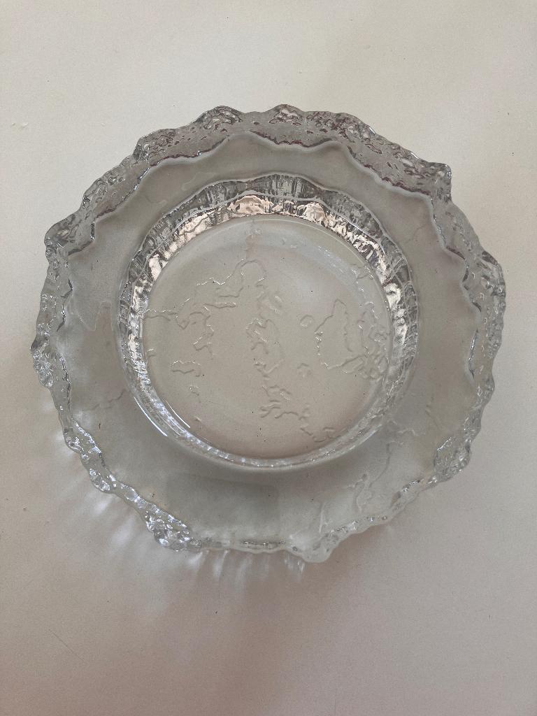 Littala Aslak glazen schaal of asbak, Antiek en Kunst, Antiek | Glas en Kristal, Ophalen of Verzenden