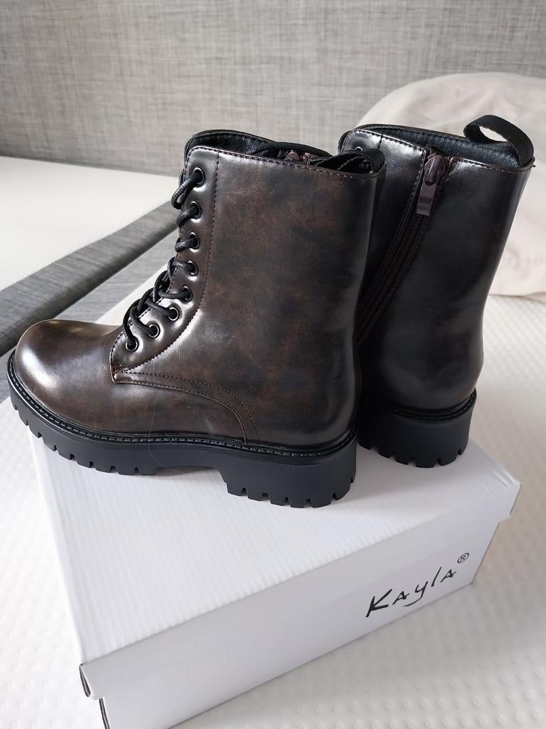 Bruine boots _laarzen, Ophalen of Verzenden, Nieuw, Bruin, Hoge laarzen