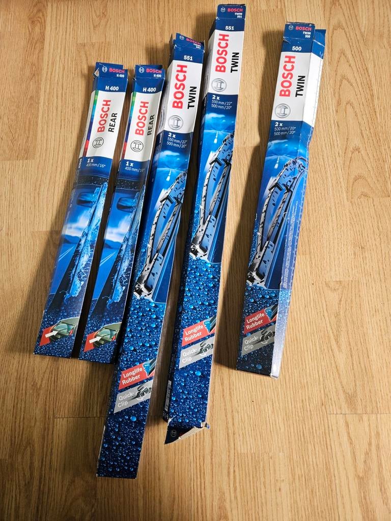 Nieuwe Bosch ruitenwissers (500/551/H400/, Ophalen of Verzenden, Nieuw