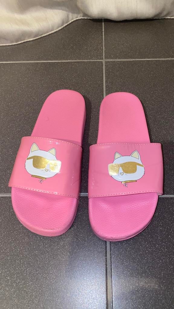 Karl lagerfeld meisje slipper maat 38, Kinderen en Baby's, Ophalen of Verzenden, Zo goed als nieuw, Meisje