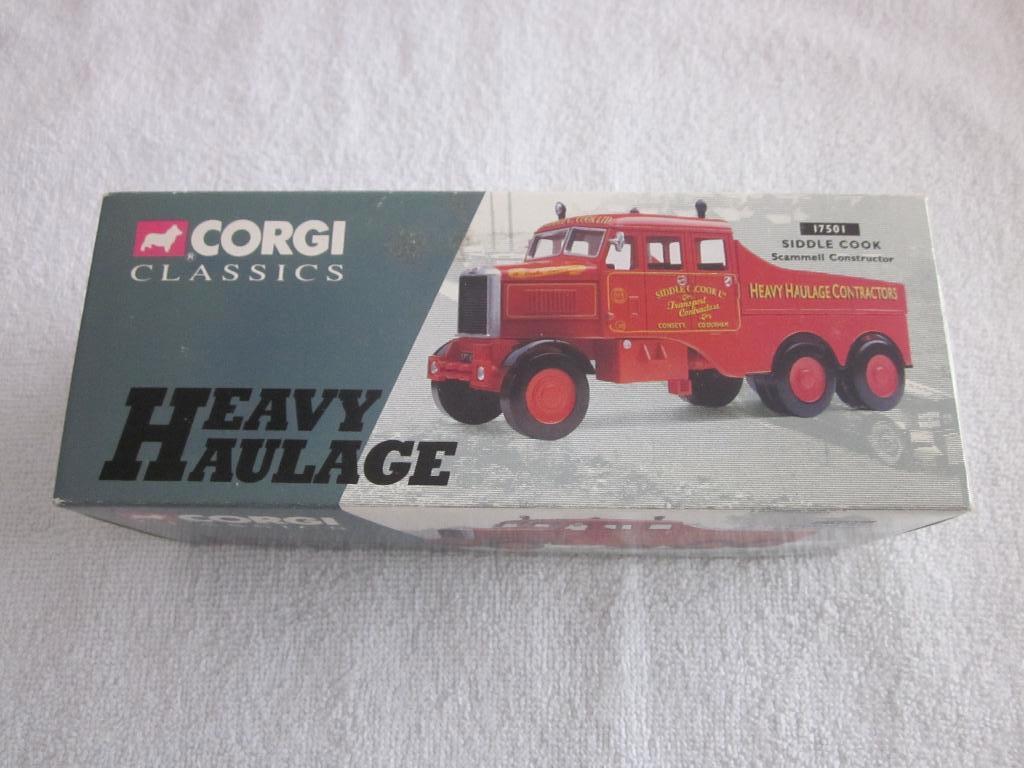 Corgi Classics Heavy Haulage no. 17501 Scammell in doos., Ophalen of Verzenden, Zo goed als nieuw, Bus of Vrachtwagen, Corgi