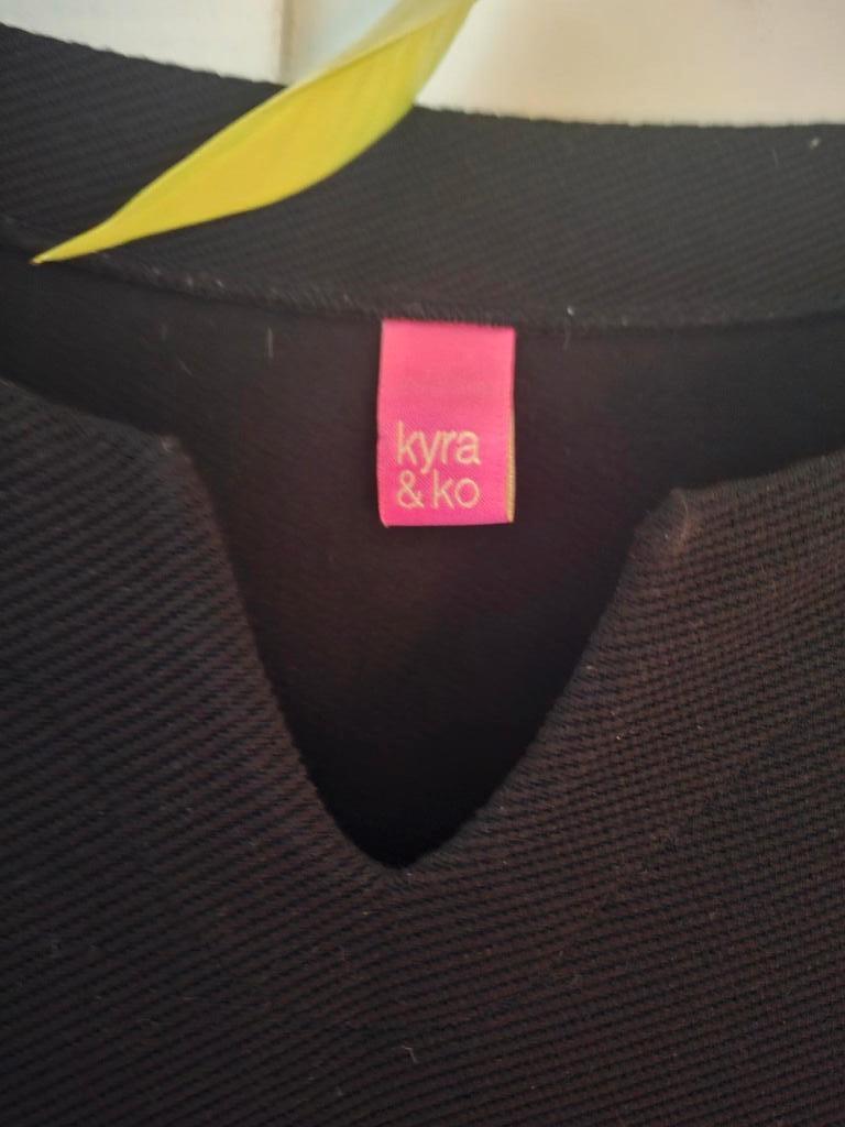 Kyra en Ko jurk XXL zwart, Kleding | Dames, Jurken, Zo goed als nieuw, Maat 46/48 (XL) of groter, Zwart, Knielengte, Ophalen of Verzenden