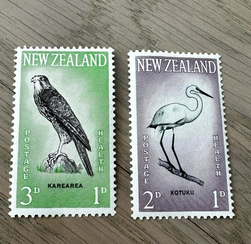 Nieuw Zeeland 1961 vogels ongebruikt, Ophalen of Verzenden