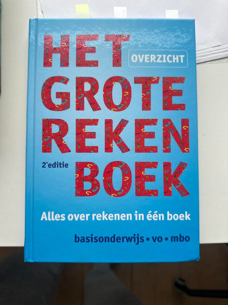 Het Grote Rekenboek - 2e editie, Ophalen of Verzenden, Zo goed als nieuw, Overige wetenschappen