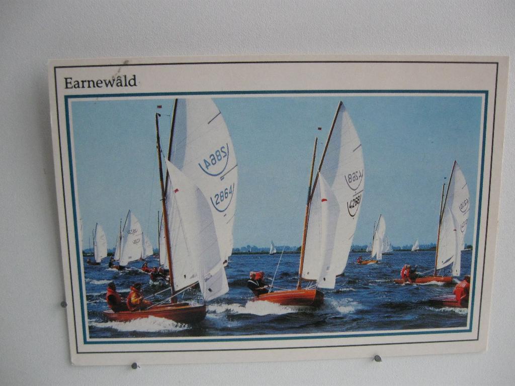494 Earnewald, zeilers, Verzenden, Gelopen