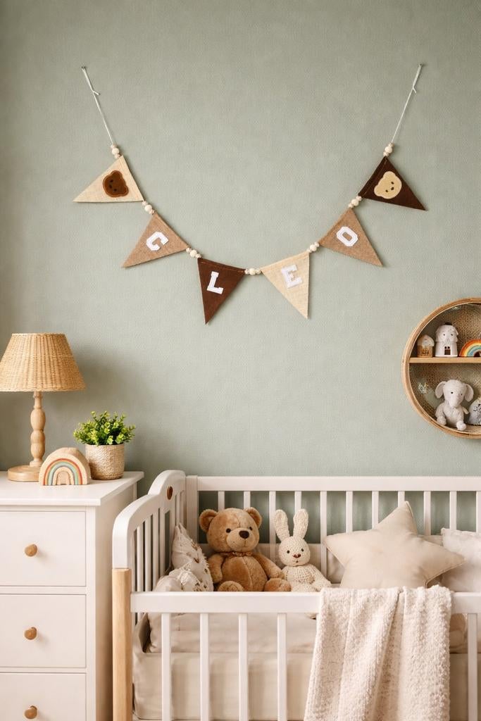 Muurslinger met naam voor baby/ kinderkamer, Ophalen of Verzenden, Nieuw, Wanddecoratie