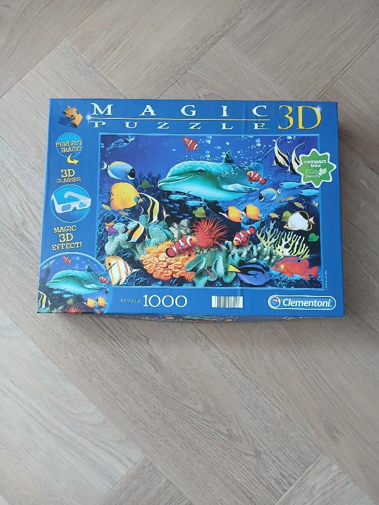 Te koop legpuzzel 3D magic, Ophalen, 500 t/m 1500 stukjes, Zo goed als nieuw, Legpuzzel