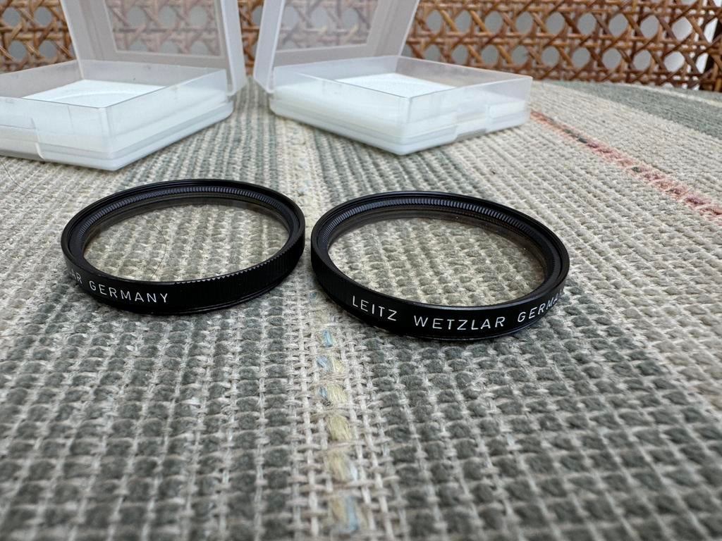 Nieuwstaat Leica M E39 UV Filter Summicron Summilux Elmarit, Ophalen of Verzenden, Zo goed als nieuw, UV-filter