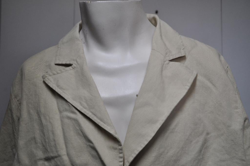 L42L Head over heels Jasje bruin Linnen katoen XXL, Kleding | Dames, Ophalen of Verzenden, Zo goed als nieuw, Bruin, Jasje of Colbert