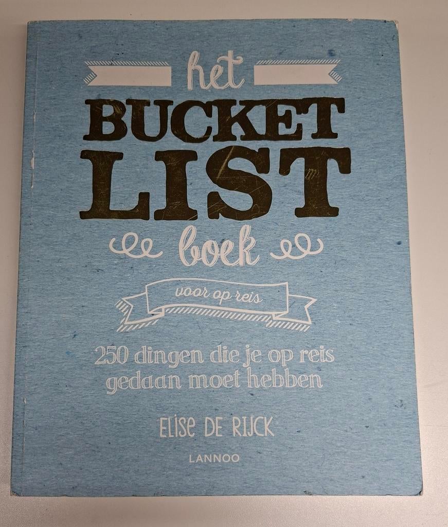 Elise De Rijck - Het Bucketlist boek voor op reis, Boeken, Ophalen of Verzenden, Zo goed als nieuw, Elise De Rijck