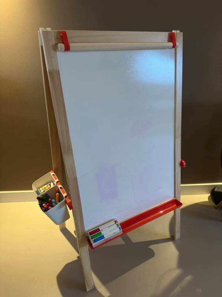 Tekenbord IKEA krijt + stift, Ophalen, Gebruikt, Knutselen