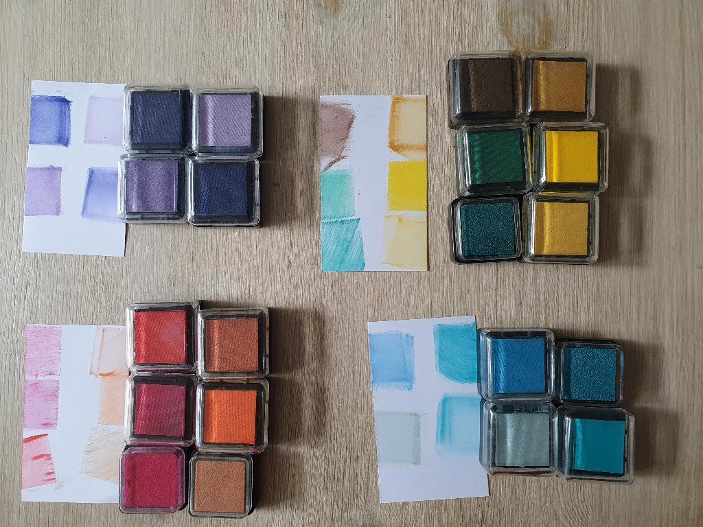 diverse stempel inkt / inkt-pads, Hobby en Vrije tijd, Ophalen of Verzenden, Gebruikt, Inkt, Foam of Stempelhouder