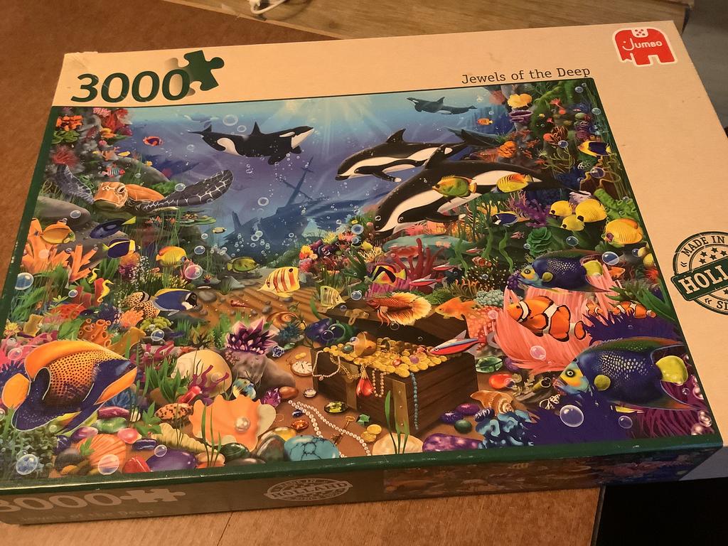 Jumbo puzzel 3000 stukjes, Ophalen of Verzenden, Meer dan 1500 stukjes, Zo goed als nieuw