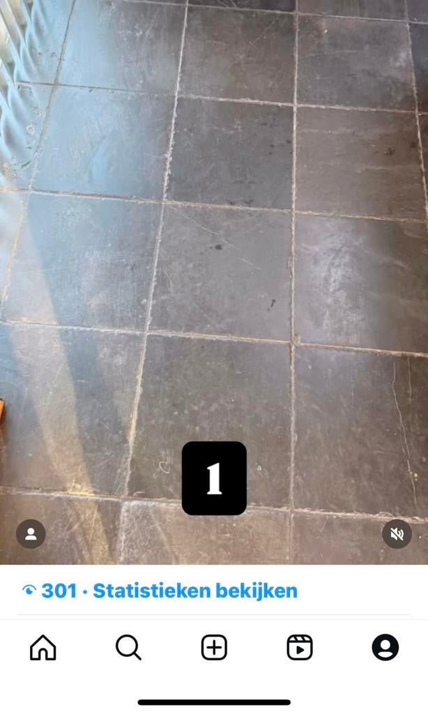 Oude hardsteen vloer polijsten 013-5333365, Verzenden