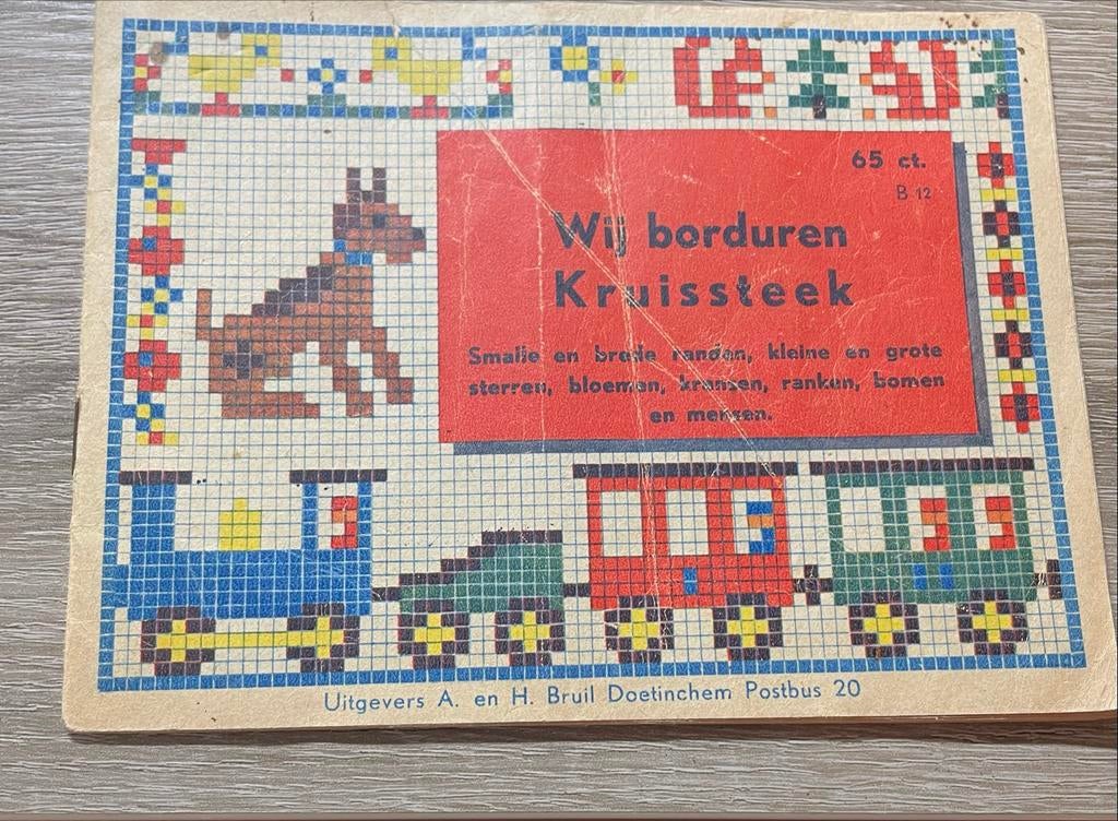Kruissteek patronen fa Bruil Doetinchem, Hobby en Vrije tijd, Borduren en Borduurmachines, Ophalen of Verzenden, Gebruikt, Handborduren