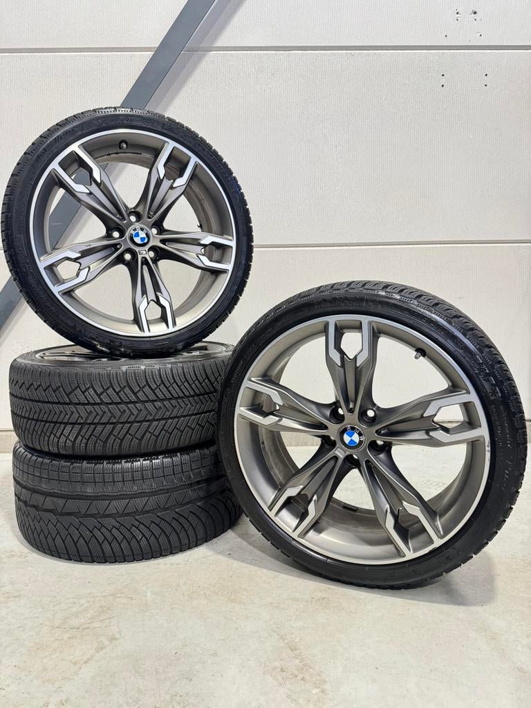 20 INCH BMW 668M ORIGINEEL 5 SERIE G30 G31 WINTER, Auto-onderdelen, Banden en Velgen, Banden en Velgen, Winterbanden, 20 inch