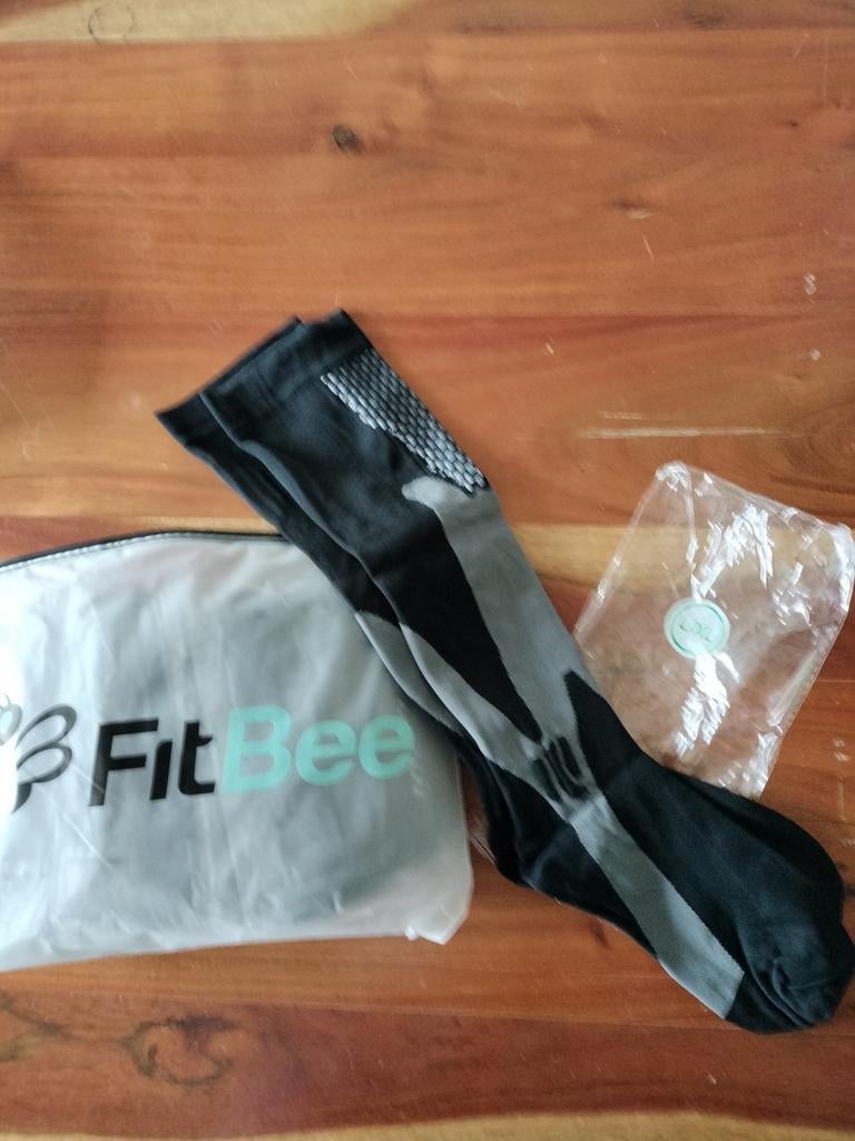 FitBee Compressiekousen - Nieuw in verpakking, Kleding | Heren, Sokken en Kousen, Zwart, Ophalen of Verzenden, FitBee, Nieuw