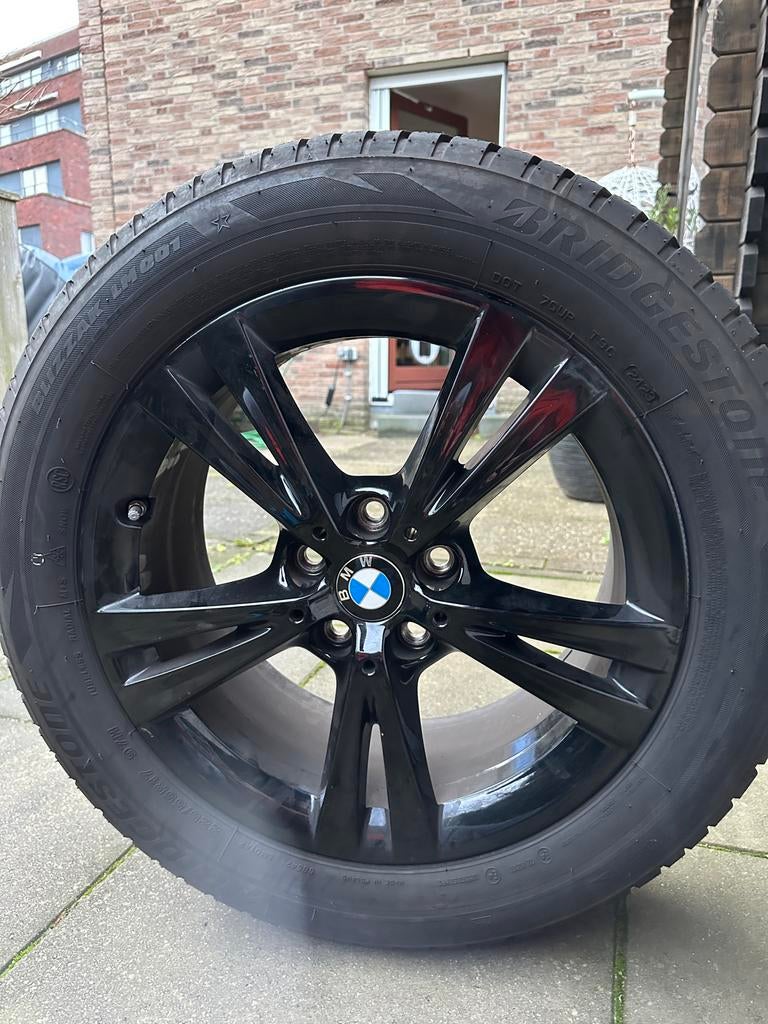 BMW 17" Velgen met Winterbanden - Zo goed als nieuw, Ophalen, Gebruikt, Banden en Velgen, 17 inch