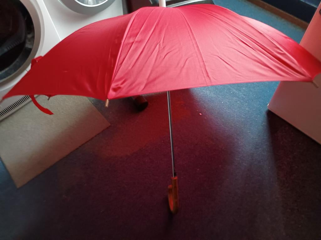 Luxe Rode Paraplu - Nieuw!, Ophalen of Verzenden