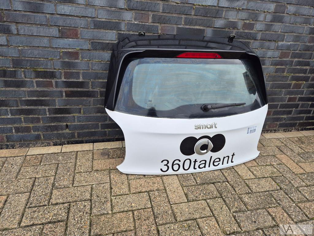 Smart Forfour 2013 - 2020 achterklep kofferklep wit en zwart, Auto-onderdelen, Gebruikt, -, Ophalen of Verzenden, Achter