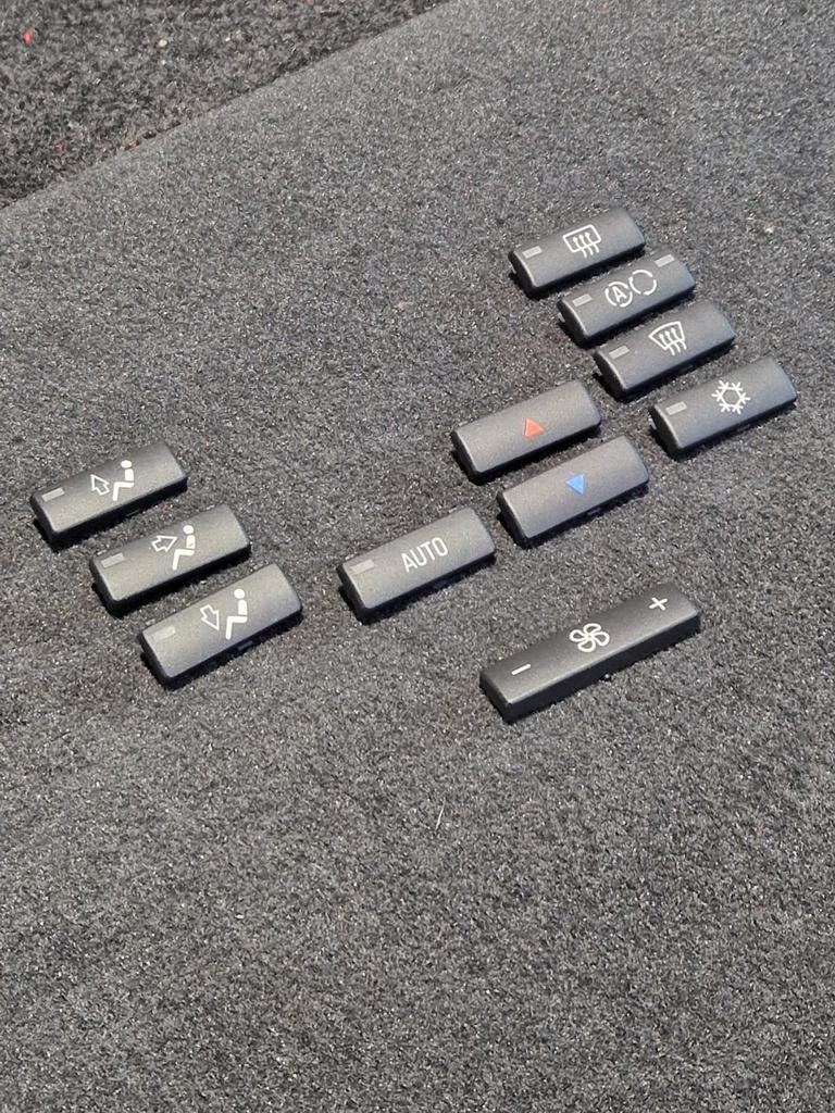 Knopjes aircopaneel BMW E39 nieuw en origineel, Ophalen of Verzenden