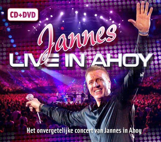 Jannes - Live in AHOY (CD/DVD), Ophalen of Verzenden, Zo goed als nieuw, Levenslied of Smartlap