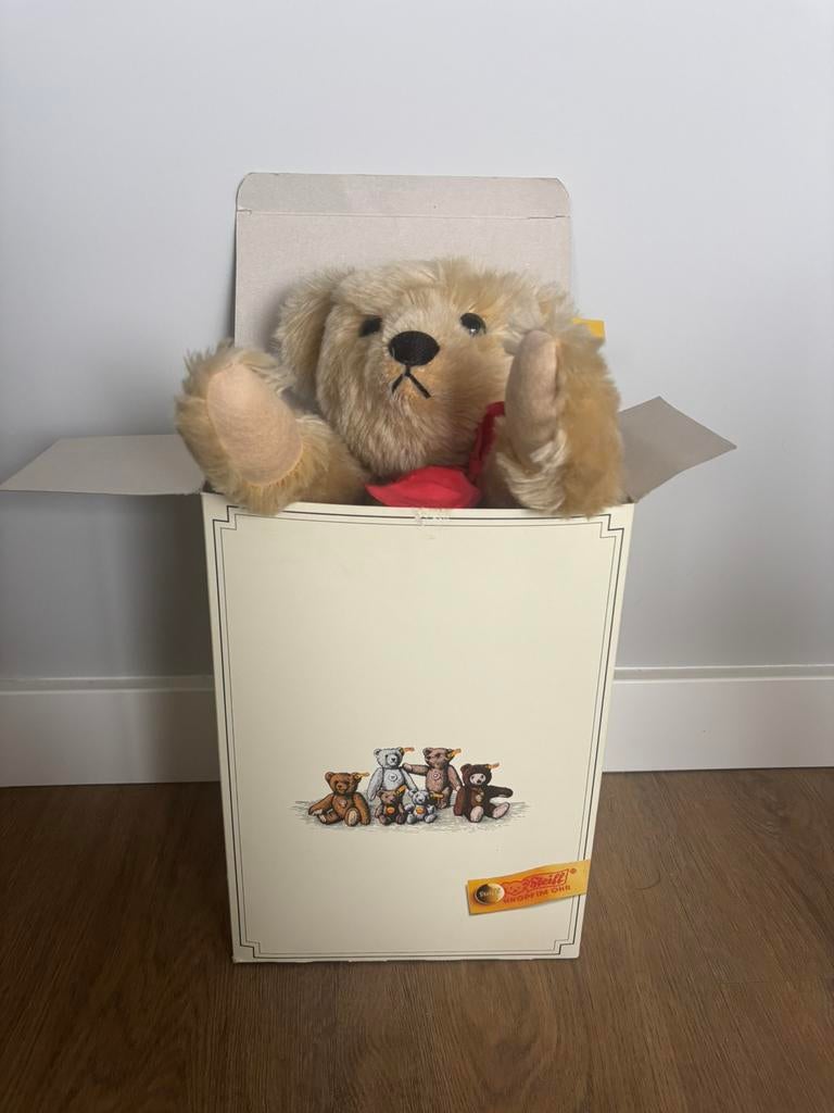 Steiff teddybeer, Ophalen of Verzenden, Zo goed als nieuw, Stoffen beer, Steiff
