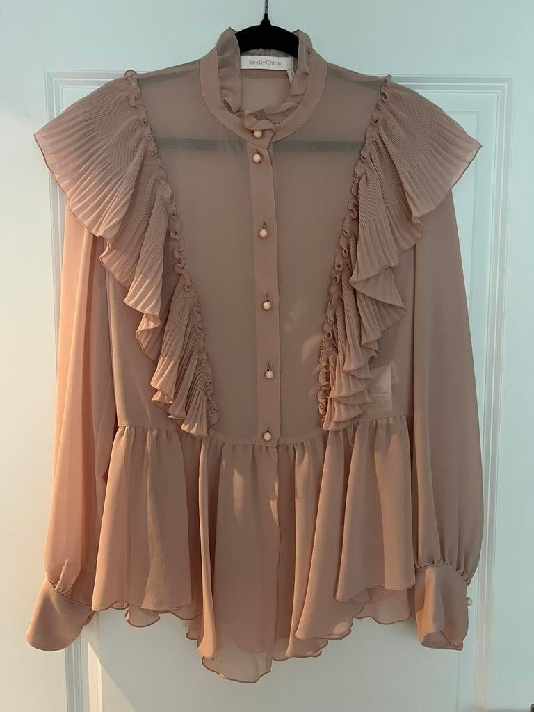 Mooie blouse See by Chloe maat 38 nieuwstaat, Ophalen of Verzenden, Zo goed als nieuw, Maat 38/40 (M)