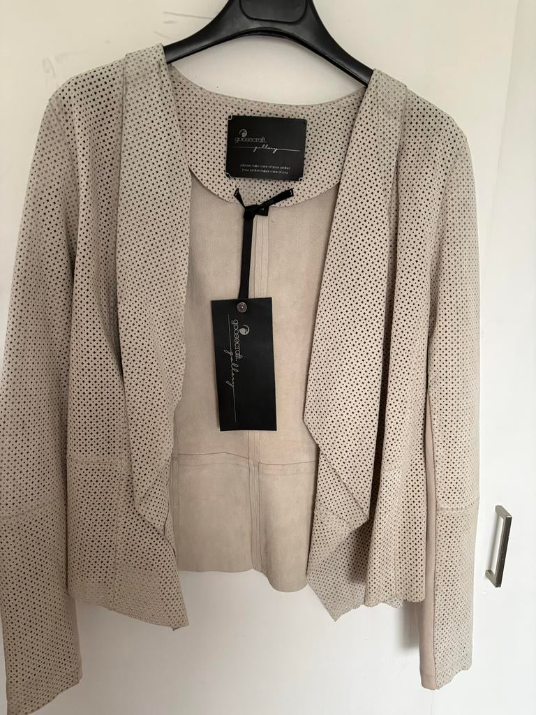 Goosecraft Gallery Jasje - Beige - Maat M, Maat 38/40 (M), Beige, Nieuw, Ophalen of Verzenden