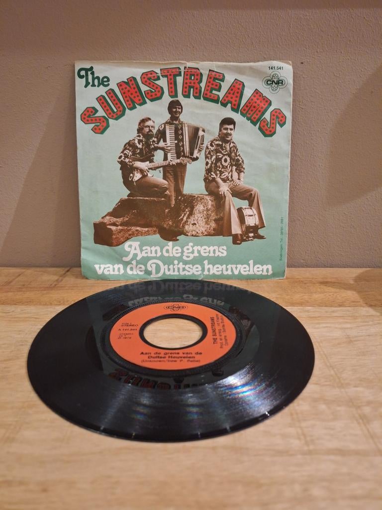 The Sunstreams - Aan de grens van de Duitse heuvelen, 7 inch, Single, Ophalen of Verzenden, Zo goed als nieuw