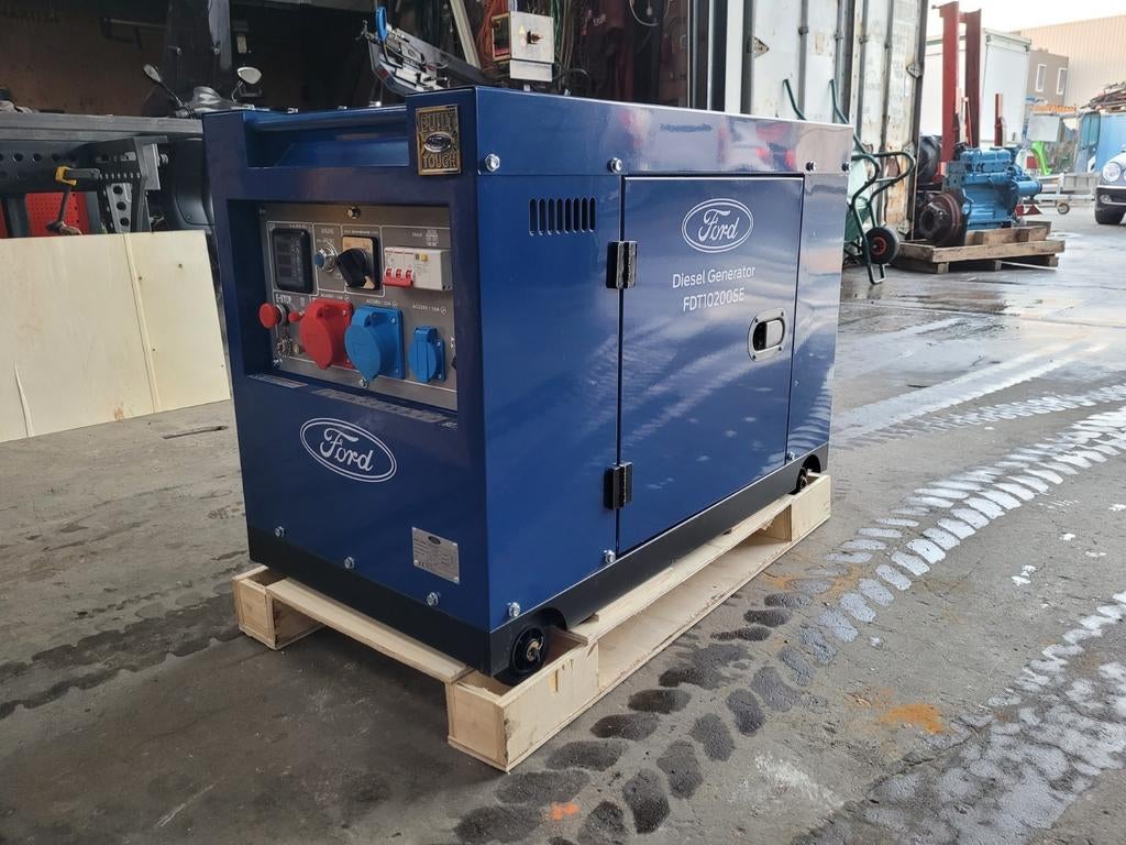Ford 7.5kva generator nieuw!! Diesel, Ophalen, Zo goed als nieuw, 5 tot 10 kVA, Dieselolie