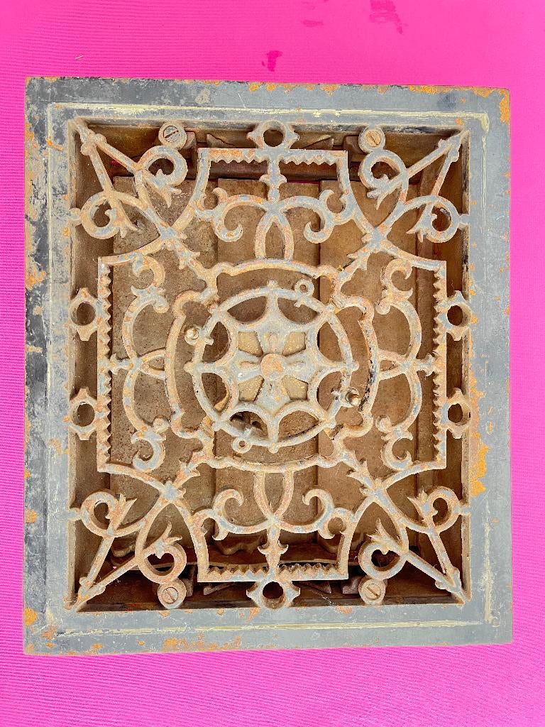 Oud ventilatie rooster, ontluchting, muurrooster,, Ophalen of Verzenden, Gebruikt
