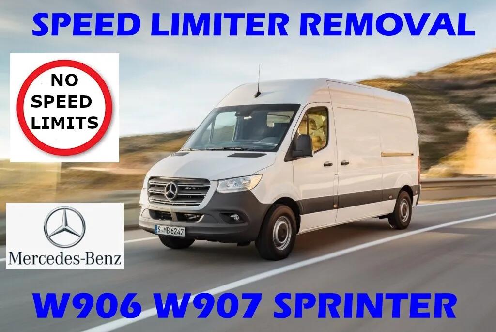 Begrenzer aanpassen Verwijderen Mercedes Sprinter Vito ETC, Ophalen