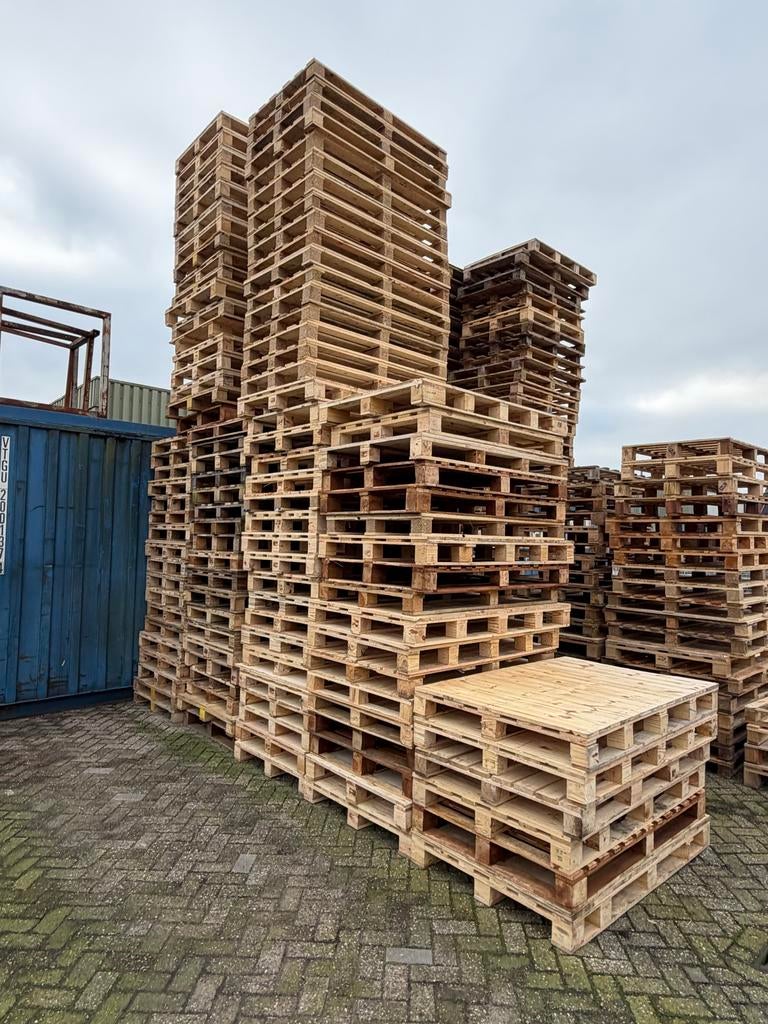 Stevige pallets 100 x 150 te koop, Ophalen