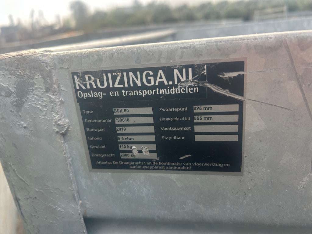 Kantelbak BSK 90 - Kruizinga, Ophalen