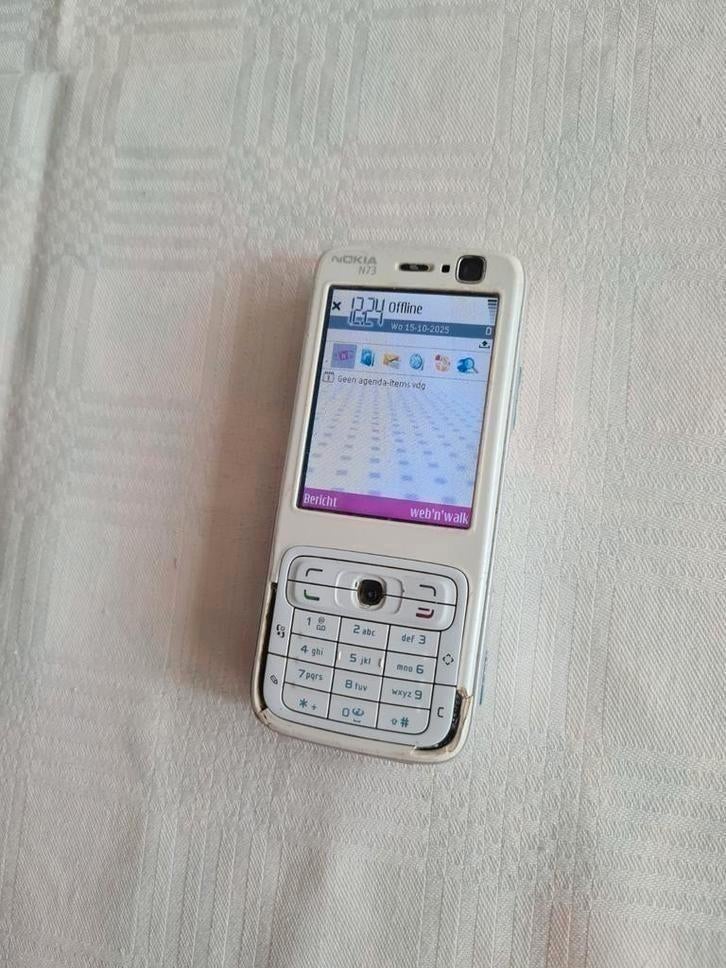 Nokia N73 Vintage smartphone Werkend Zeldzaam verzamelobject, Gebruikt, Fysiek toetsenbord, Ophalen of Verzenden, Klassiek of Candybar
