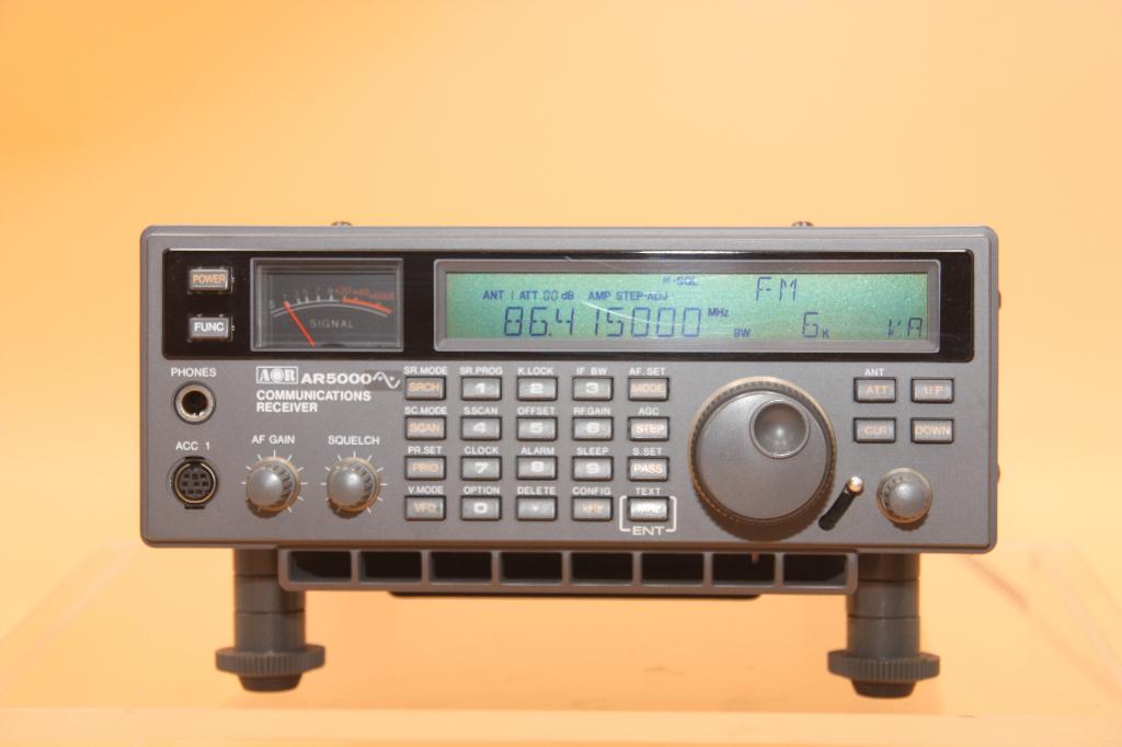 AOR AR-5000 HF/VHF/UHF receiver/scanner, Ophalen, Gebruikt, Ontvanger