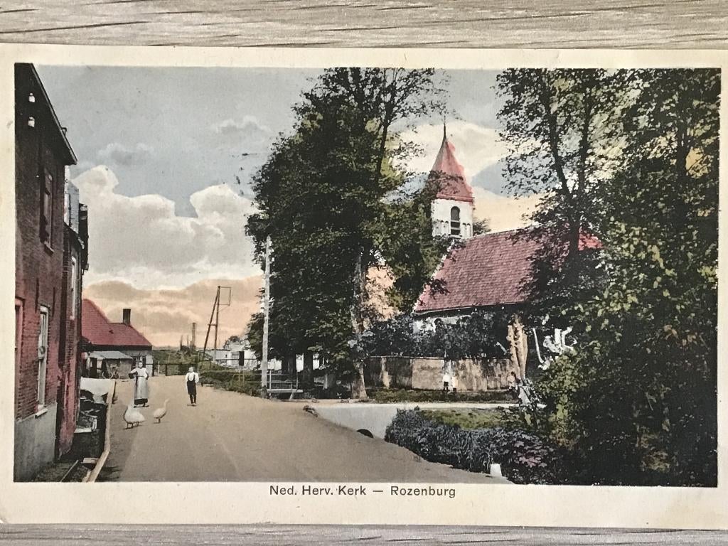 Rozenburg Ned.Herv, Kerk 1926, Verzamelen, Ophalen of Verzenden, 1920 tot 1940, Gelopen, Zuid-Holland