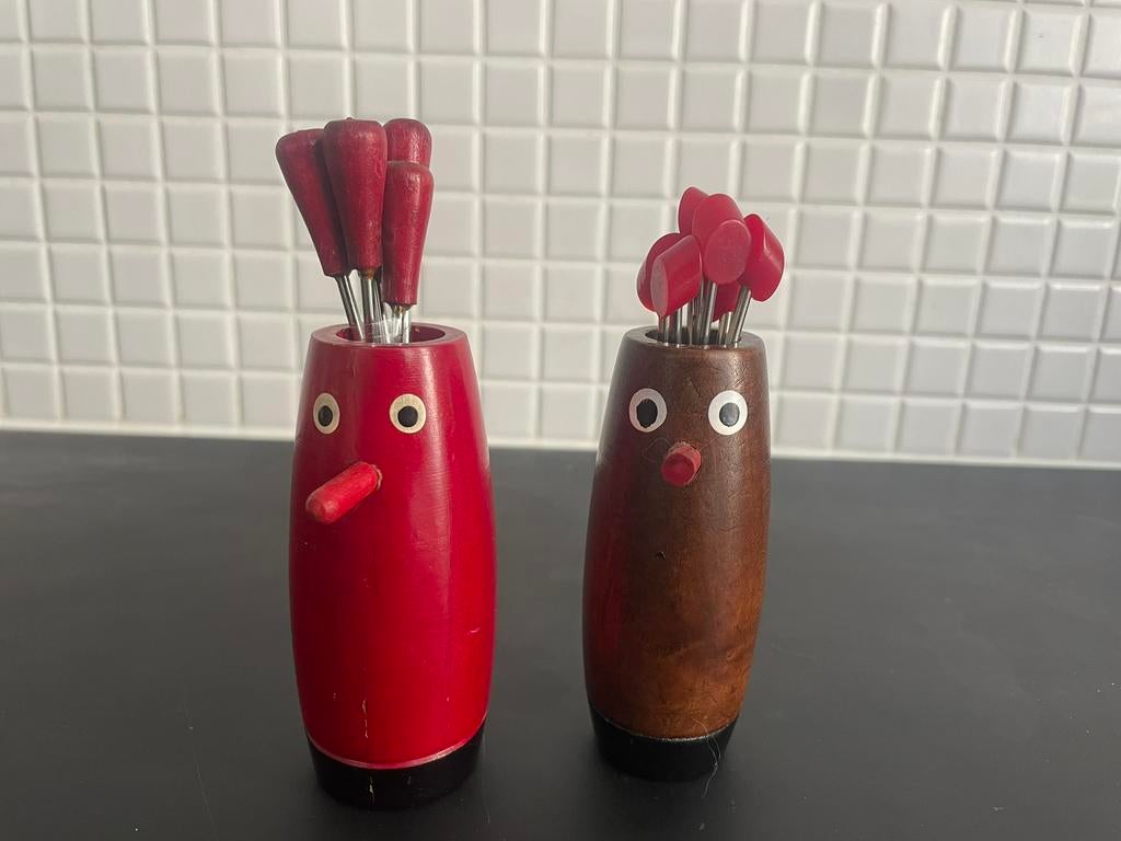 Laurie's Lonborg- Denemarken cocktailprikkersetjes, Ophalen of Verzenden, Huis en Inrichting