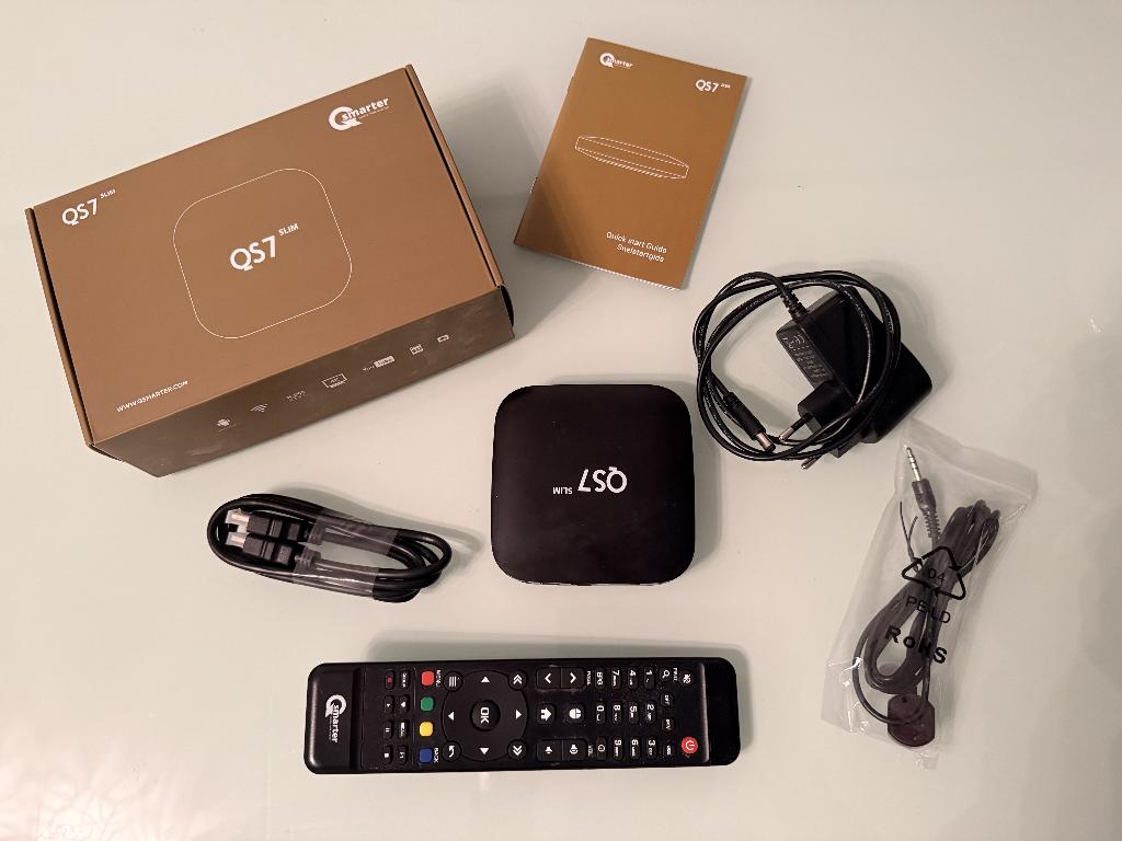 QSmarter QS7 Slim Mediaspeler – Compleet in Doos, Ophalen of Verzenden, Zo goed als nieuw, HDMI, Minder dan 500 GB