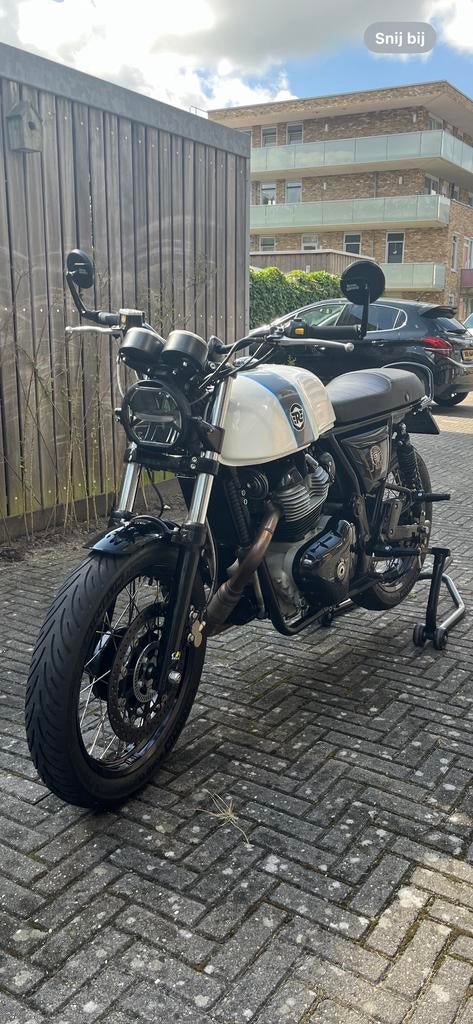 Moto guzzi /Royal Enfield GT 650 met  upgrades ’, Motoren, Motoren | Royal Enfield, 2 cilinders, Particulier, LED Verlichting