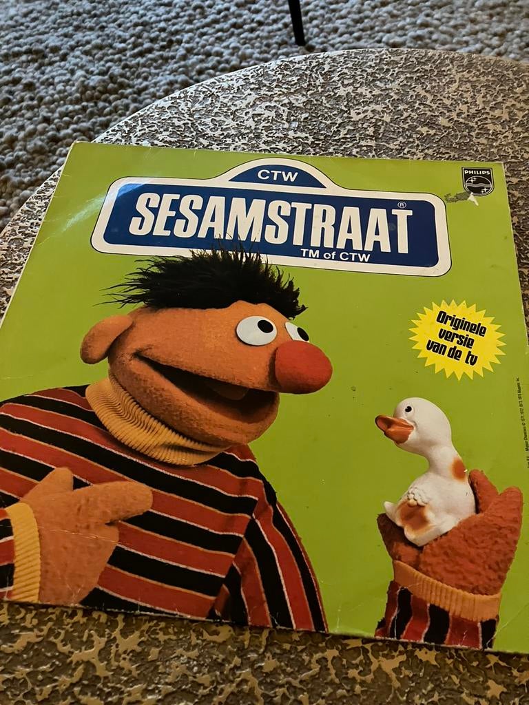 Sesamstraat, Cd's en Dvd's, Vinyl | Kinderen en Jeugd, Ophalen of Verzenden, Gebruikt