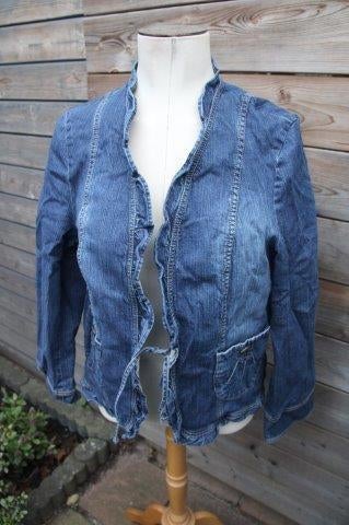 Spijkerjasje Isabell by Kohler & Krenzer mt 48 Vaste prijs O, Kleding | Dames, Isabell by Kohler & Krenz, Blauw, Maat 46/48 (XL) of groter