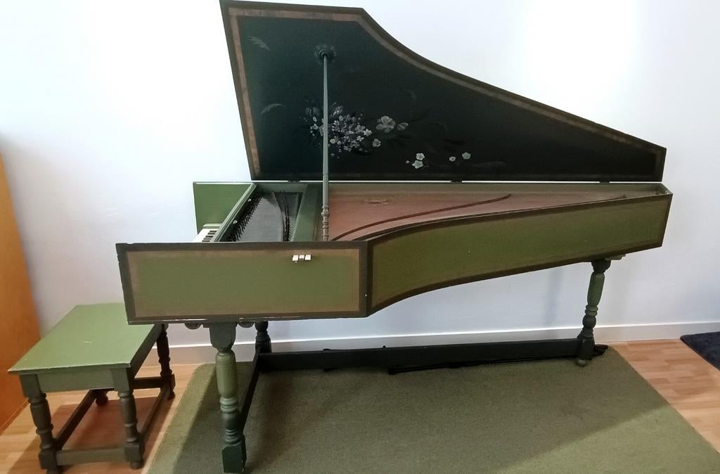 Klavecimbel / Harpsichord, Ophalen, Gebruikt, Overige kleuren, Vleugel