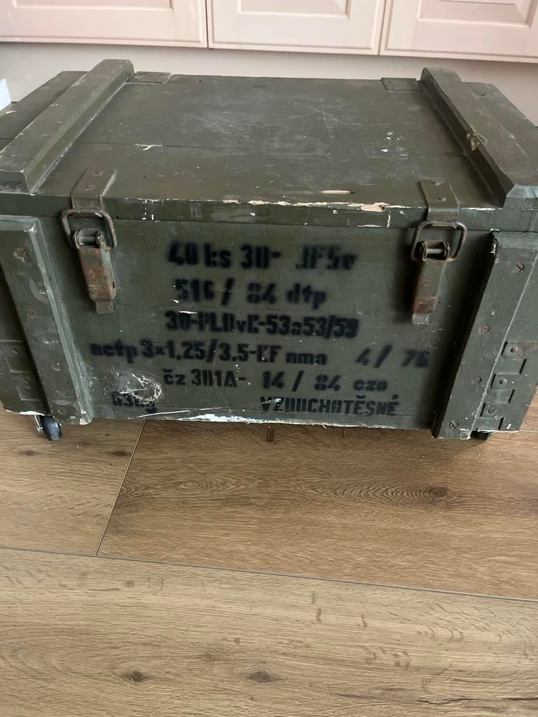 Munitiekist - Militaria, Verzamelen, Militaria | Algemeen, Ophalen of Verzenden, Overige soorten, Overige gebieden, Kist of Geocache