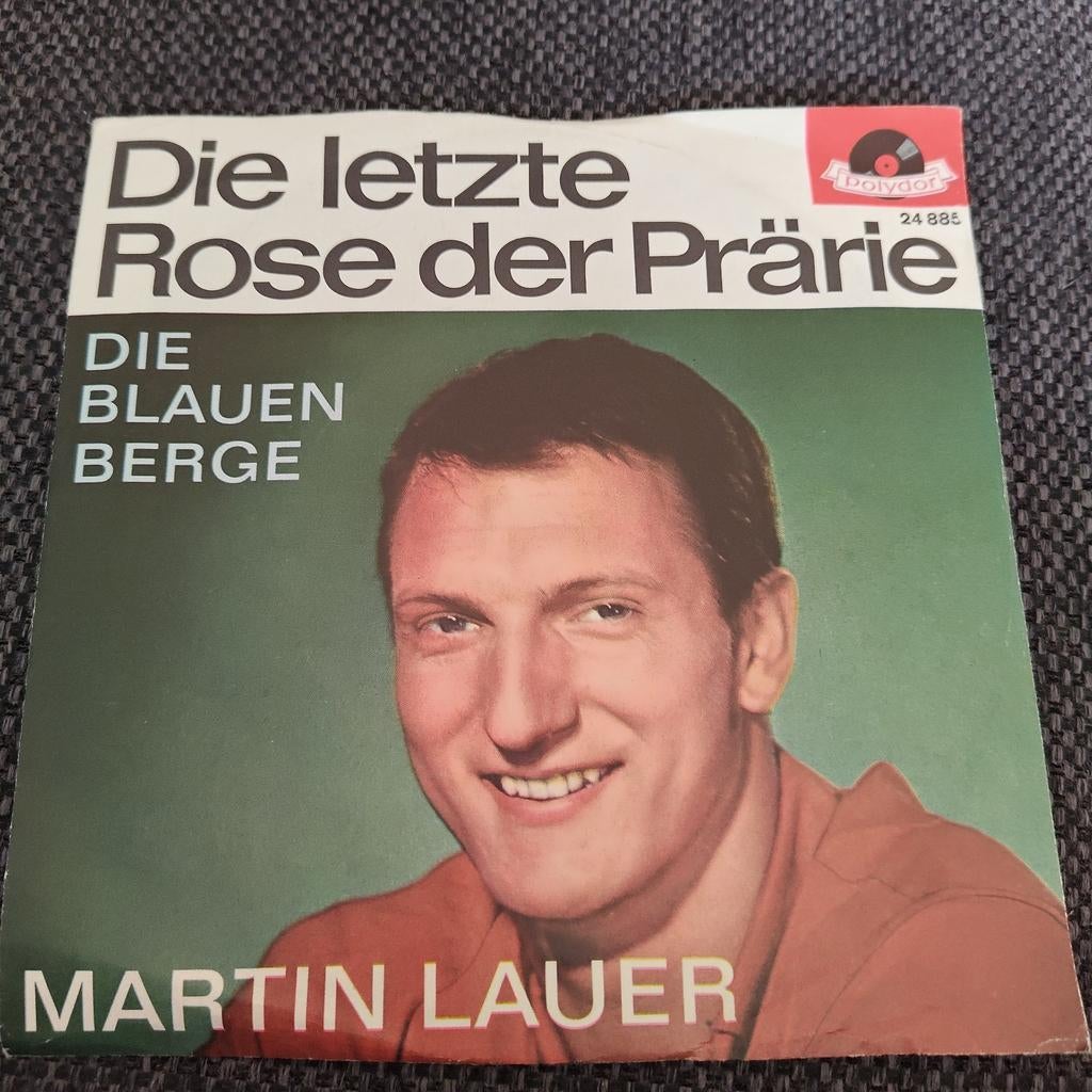 Martin Lauer - Die Letzte Rose Der Prärie Single, Ophalen of Verzenden, 7 inch