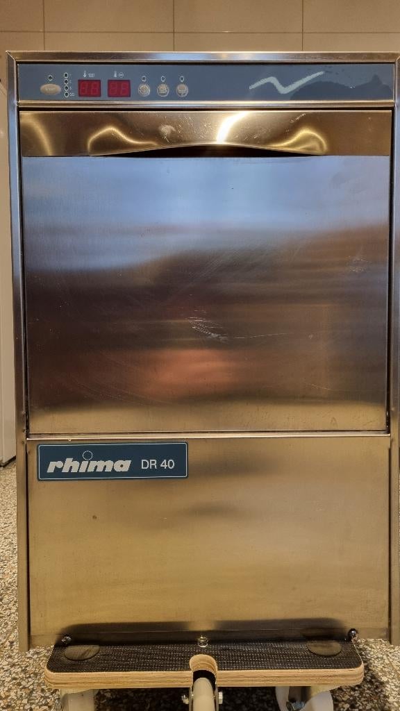 rhima glazenspoelmachine / vaatwasser DR40 E Plus, Ophalen, Gebruikt, Wassen en Drogen